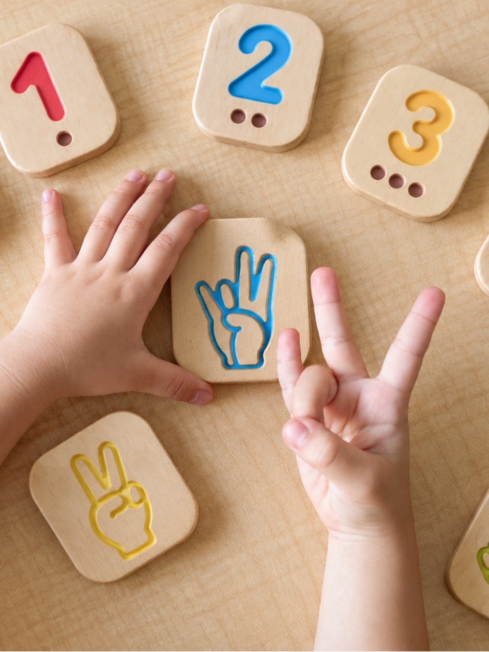 Plan Toys Hand Sign Numbers 1-10